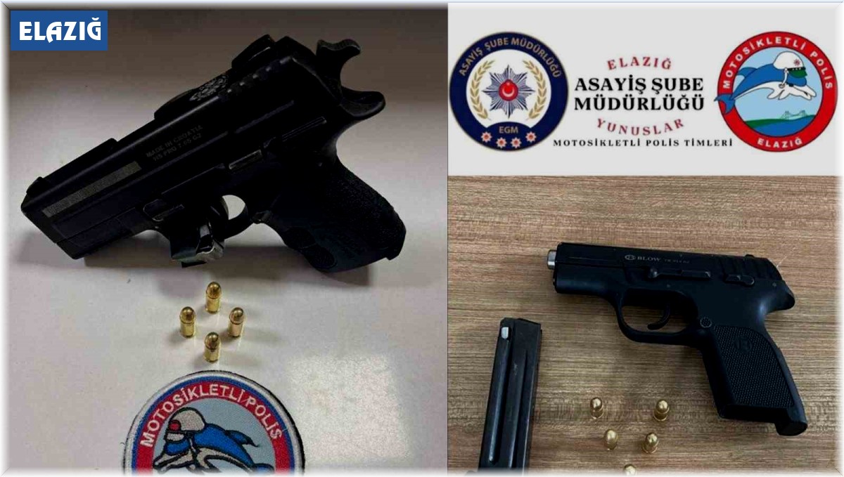 Elazığ'da ruhsatsız silah operasyonu: 2 kişi yakalandı