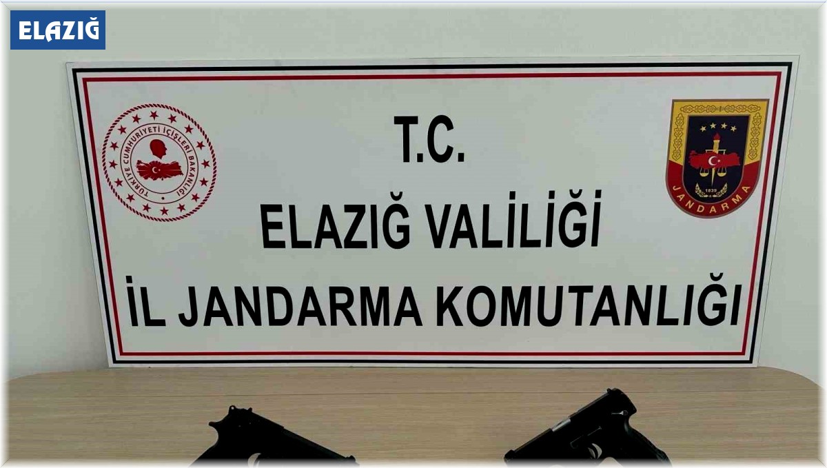 Elazığ'da ruhsatsız silah operasyonu