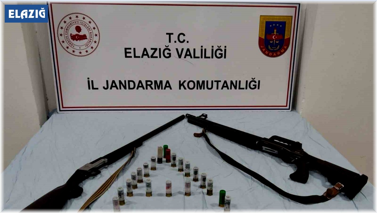 Elazığ'da ruhsatsız silah operasyonu