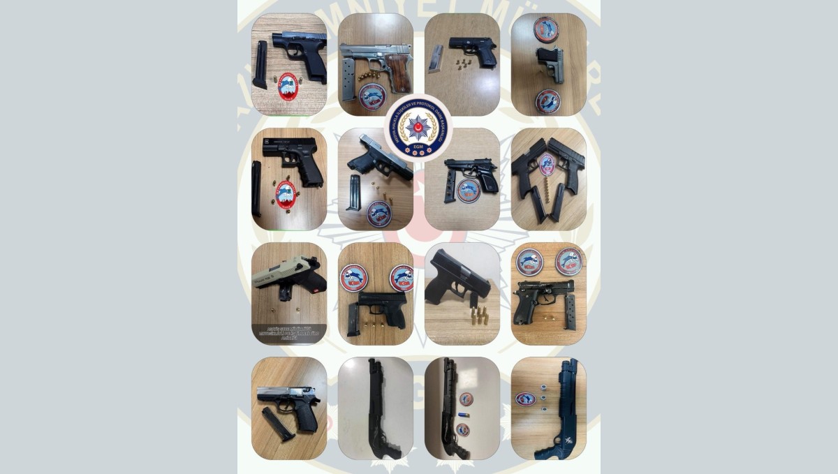 Elazığ'da ruhsatsız silah taşıyan 16 şahıs yakalandı