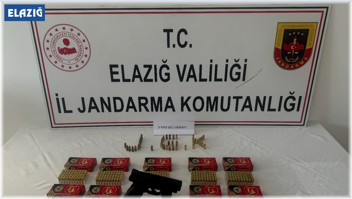 Elazığ'da ruhsatsız tabanca ele geçirildi