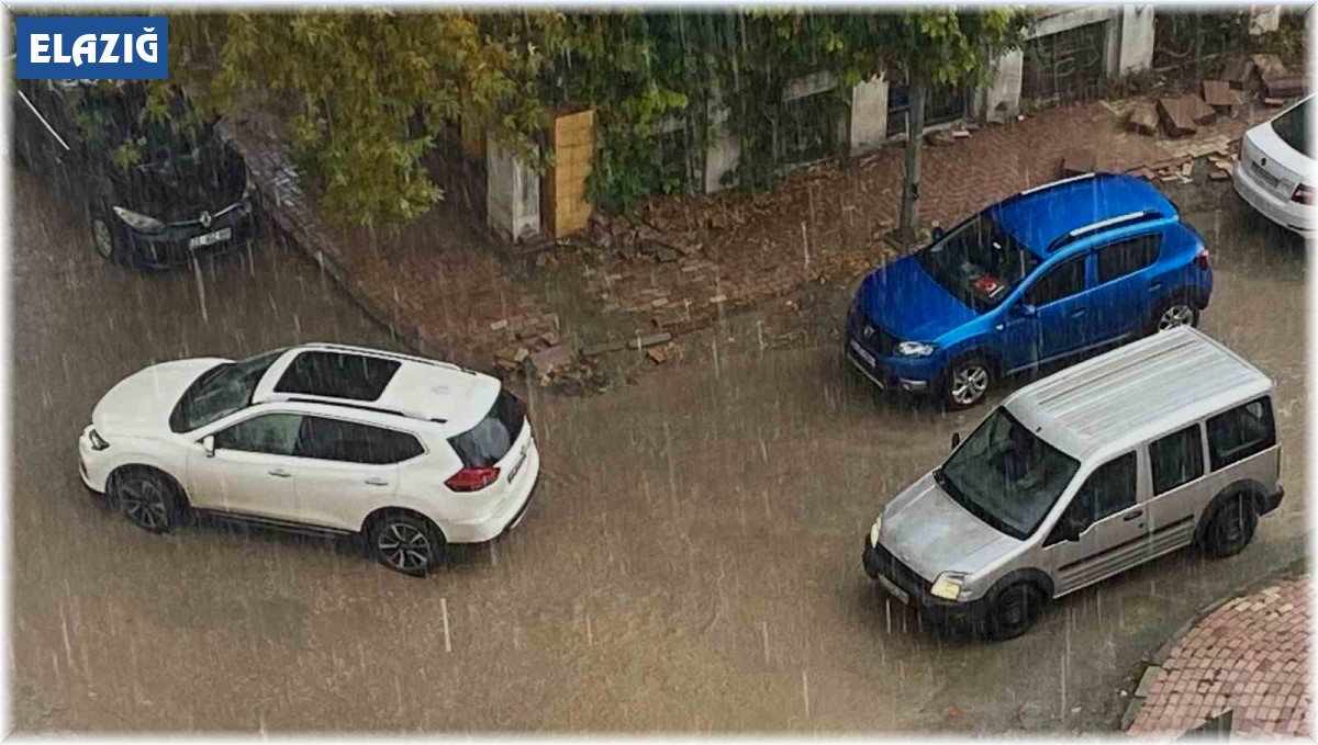 Elazığ'da sağanak etkili oldu