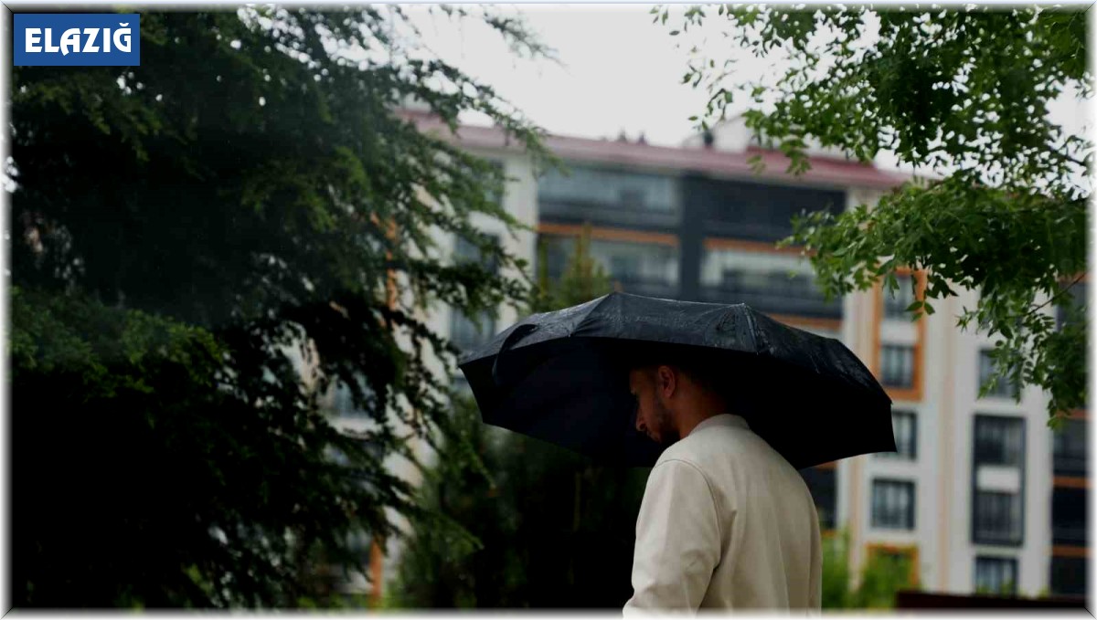 Elazığ'da sağanak yağış etkili oldu