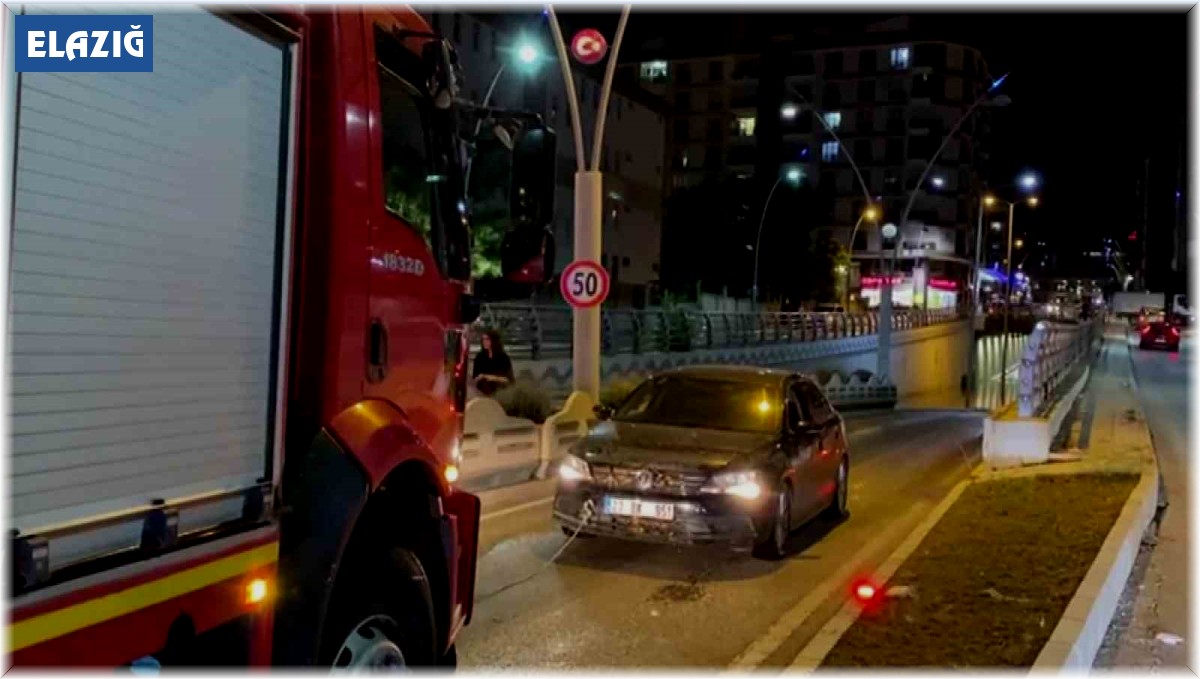 Elazığ'da sağanak yağışta alt geçit suyla doldu, facianın eşiğinden dönüldü