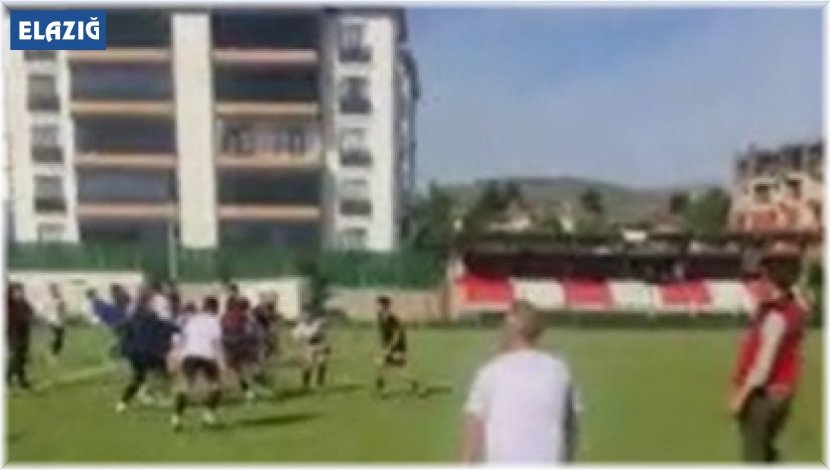 Elazığ'da şampiyonluk maçı sonrası kavga çıktı