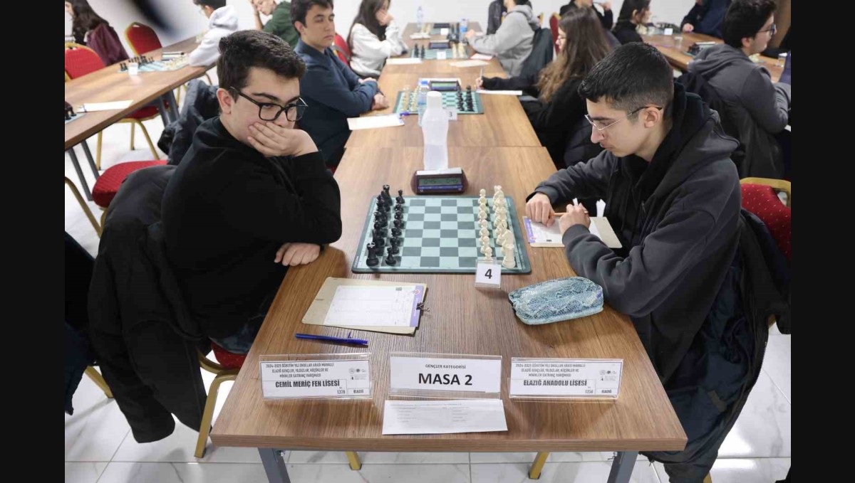 Elazığ'da satranç şampiyonası heyecanı