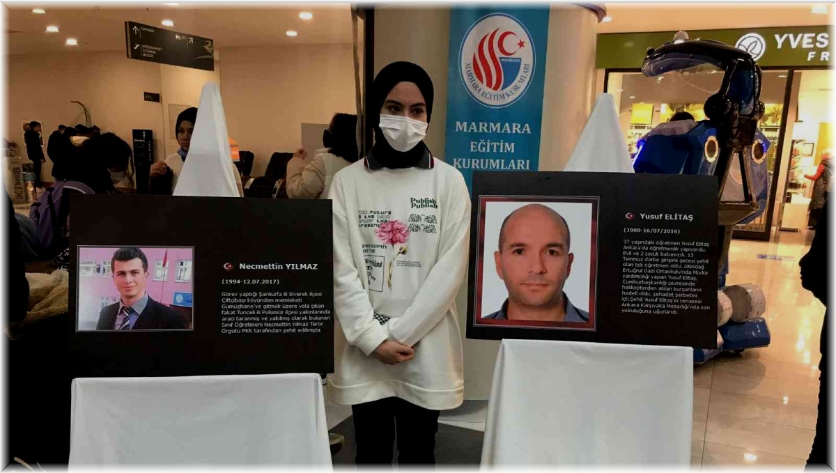 Elazığ'da şehit öğretmenler unutulmadı