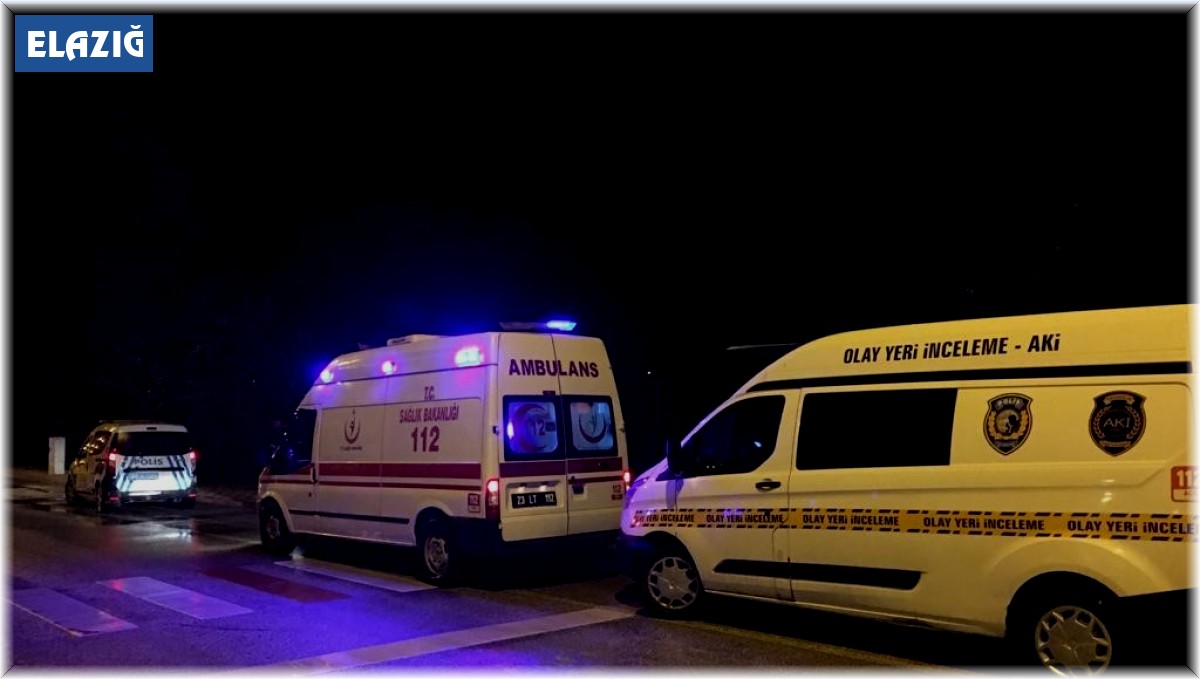 Elazığ'da silahlı kavga: 1 yaralı