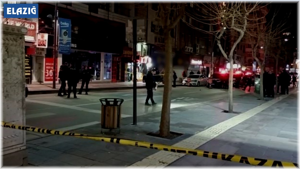 Elazığ'da silahlı kavga: 1 yaralı