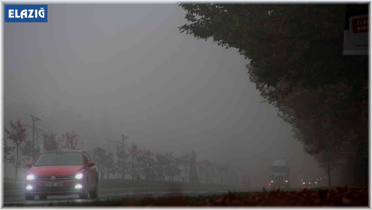 Elazığ'da sis etkili oldu