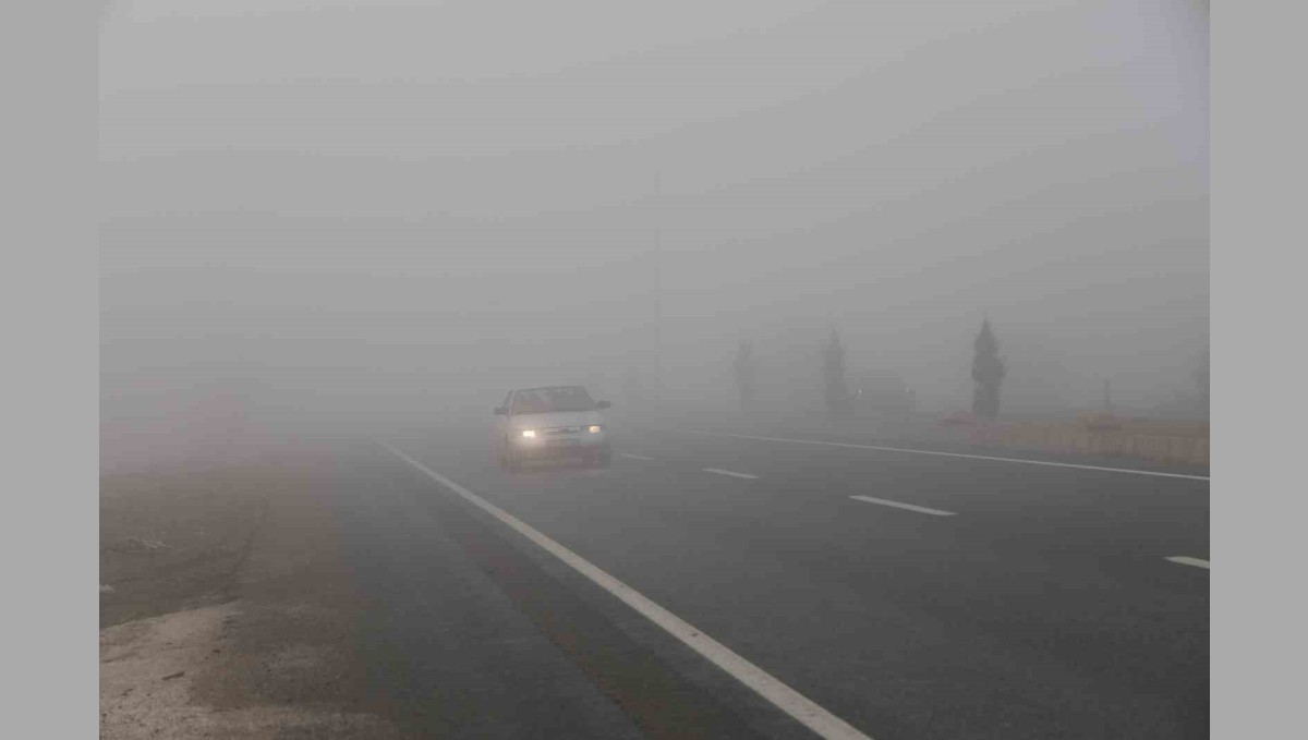 Elazığ'da sis etkili oldu