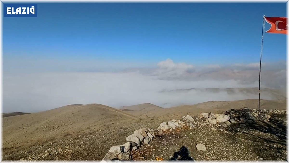 Elazığ'da sis tabakası görsel şölen sundu