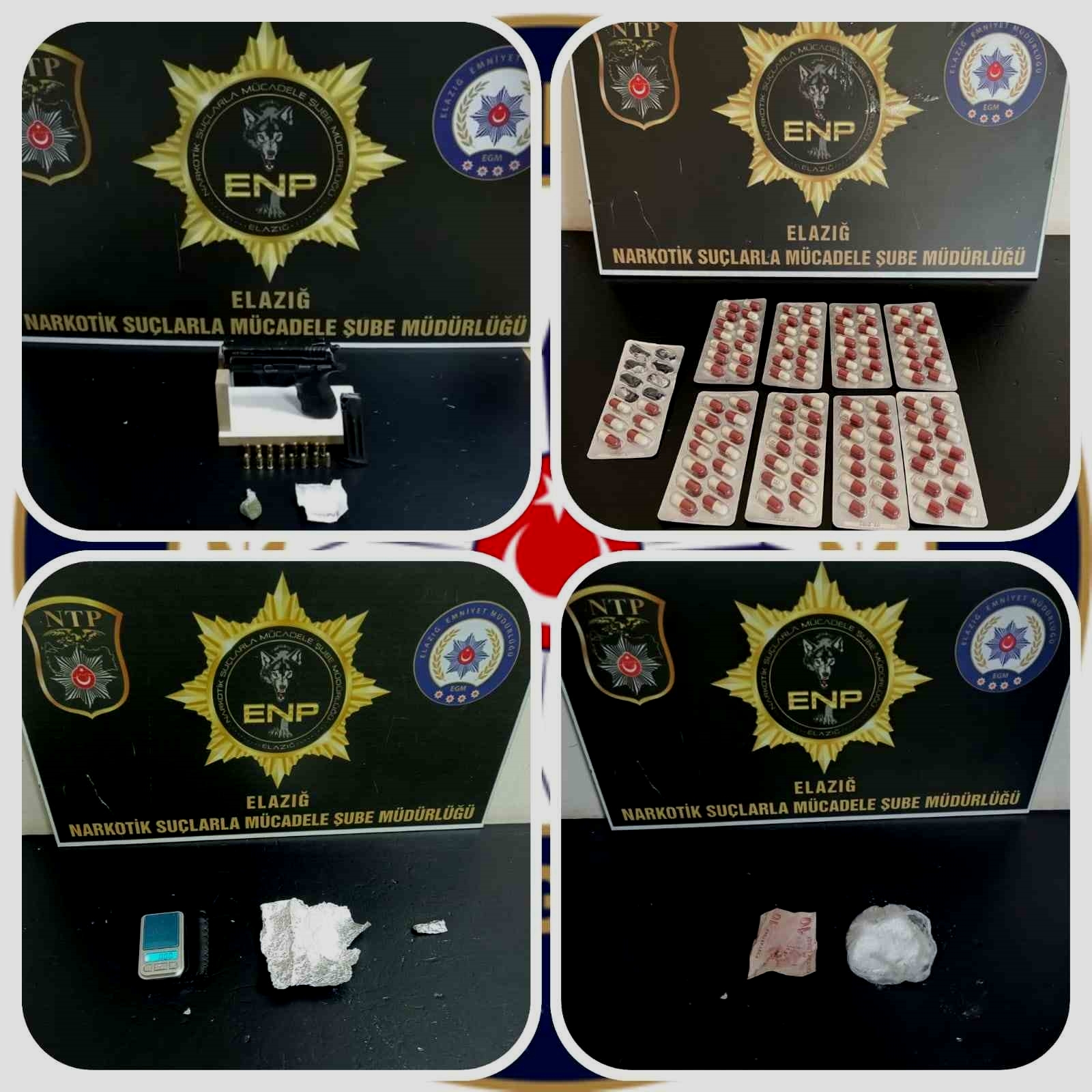 Elazığ'da sokak satıcılarına operasyon: 4 tutuklama