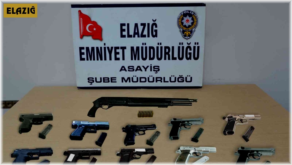 Elazığ'da son bir haftadaki asayiş ve şok uygulamalarında 126 şahıs yakalandı