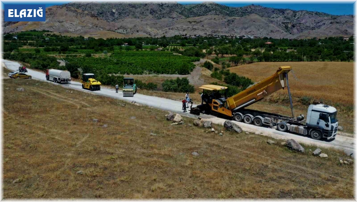 Elazığ'da SSB yol çalışmaları başladı