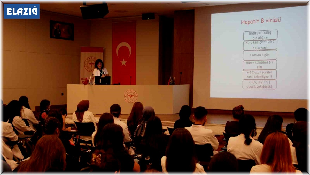Elazığ'da stajyer öğrencilere yönelik eğitim