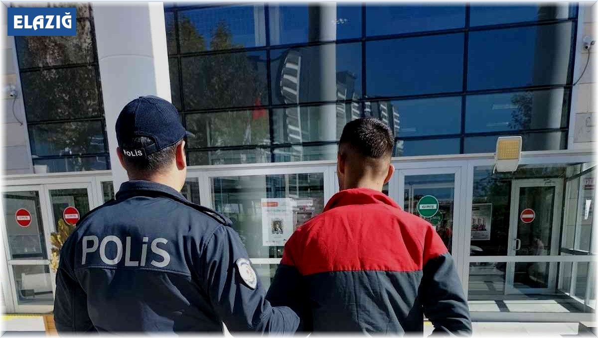 Elazığ'da su saati ve muslukları çalan şüpheli yakalandı