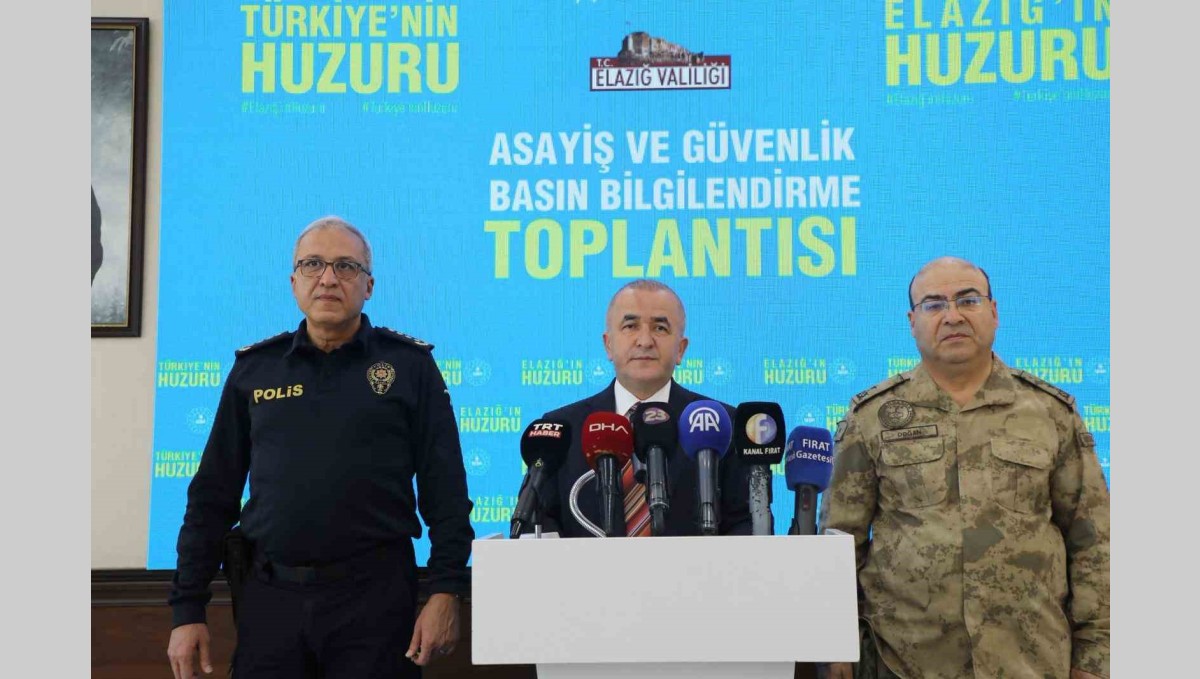 Elazığ'da suçlulara göz açtırılmıyor: Suç oranlarında düşüşler yaşandı