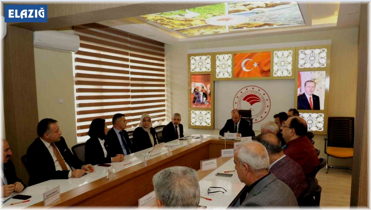 Elazığ'da tarımsal kuraklık il kriz merkezi toplantısı yapıldı