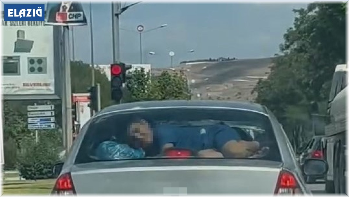 Elazığ'da tehlikeli yolculuk