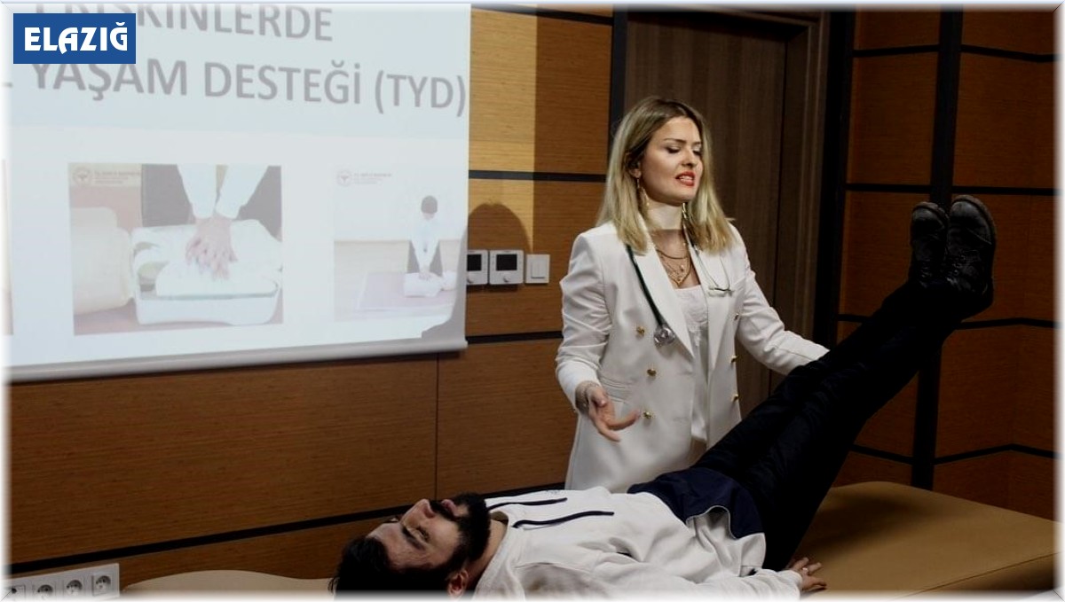 Elazığ'da temel ilk yardım eğitimi