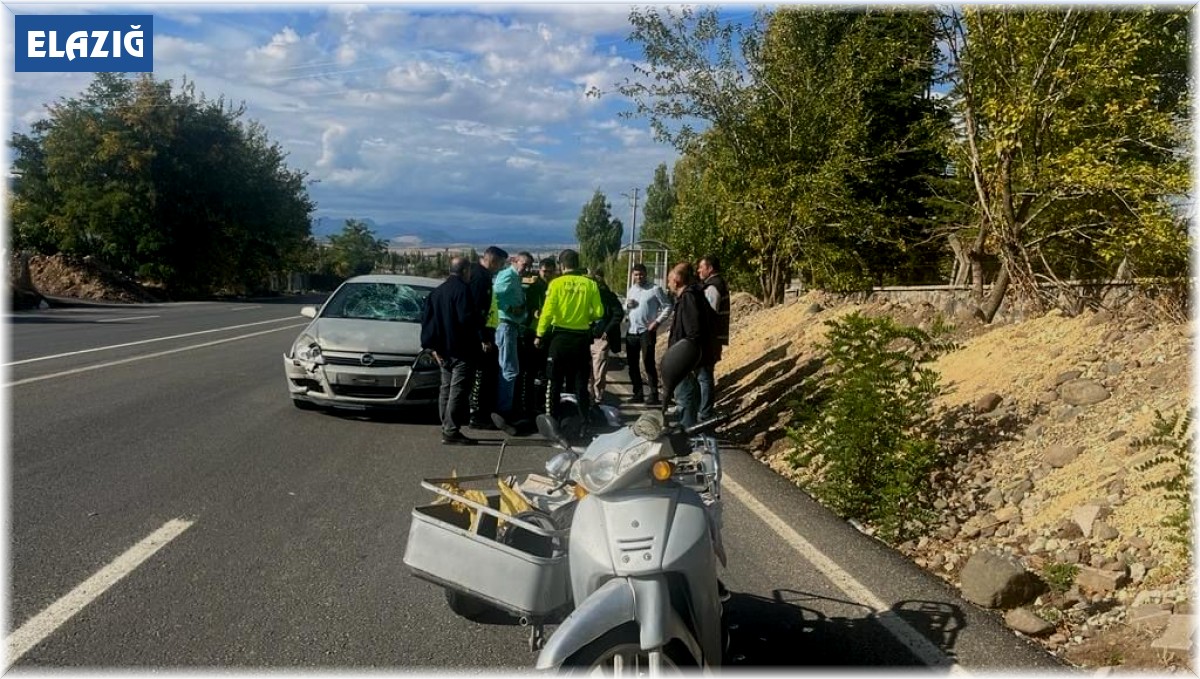 Elazığ'da trafik kazası: 1 ağır yaralı