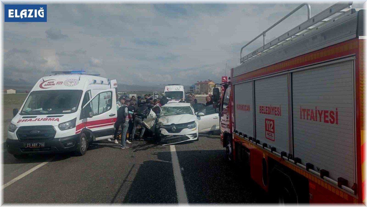 Elazığ'da trafik kazası: 1'i ağır 5 yaralı