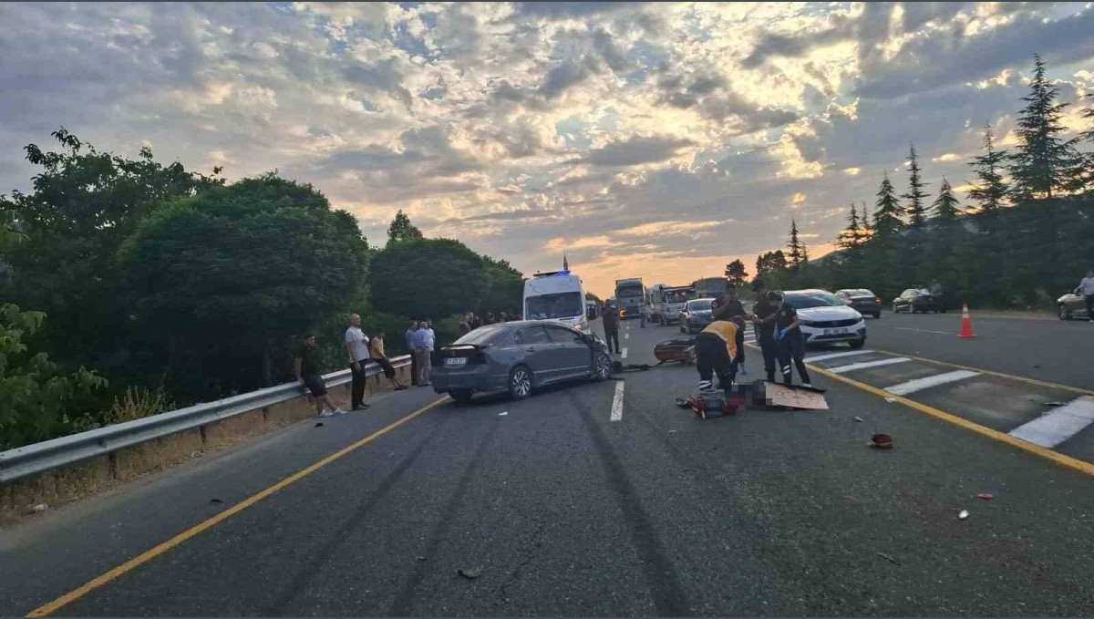 Elazığ'da trafik kazası: 1 ölü 1 yaralı