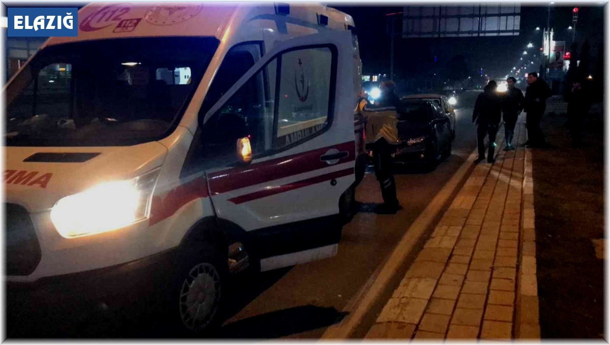 Elazığ'da trafik kazası: 1 yaralı