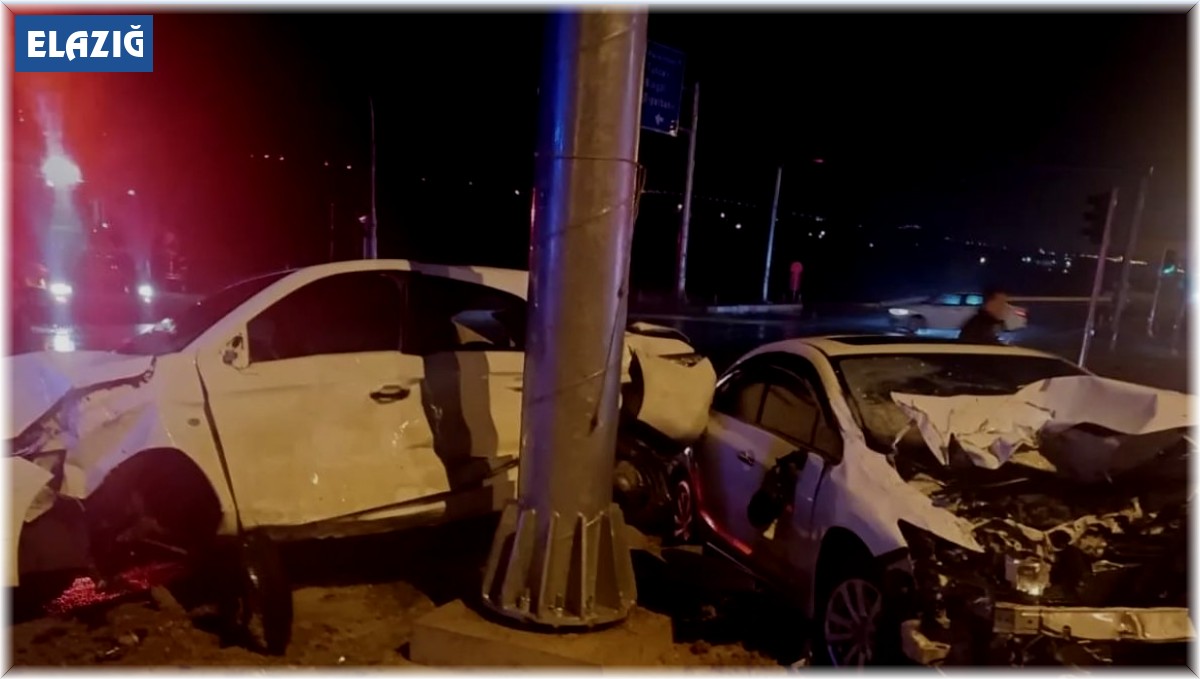Elazığ'da trafik kazası: 1 yaralı