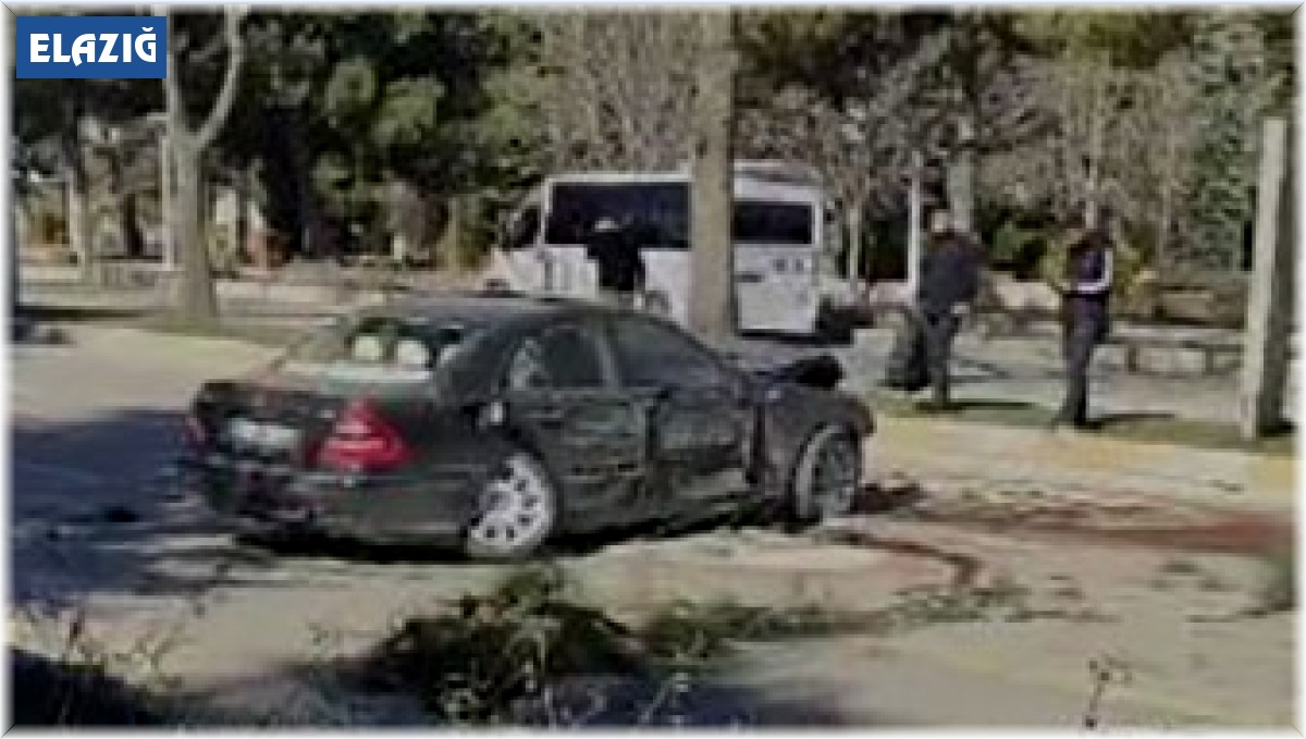 Elazığ'da trafik kazası: 1 yaralı