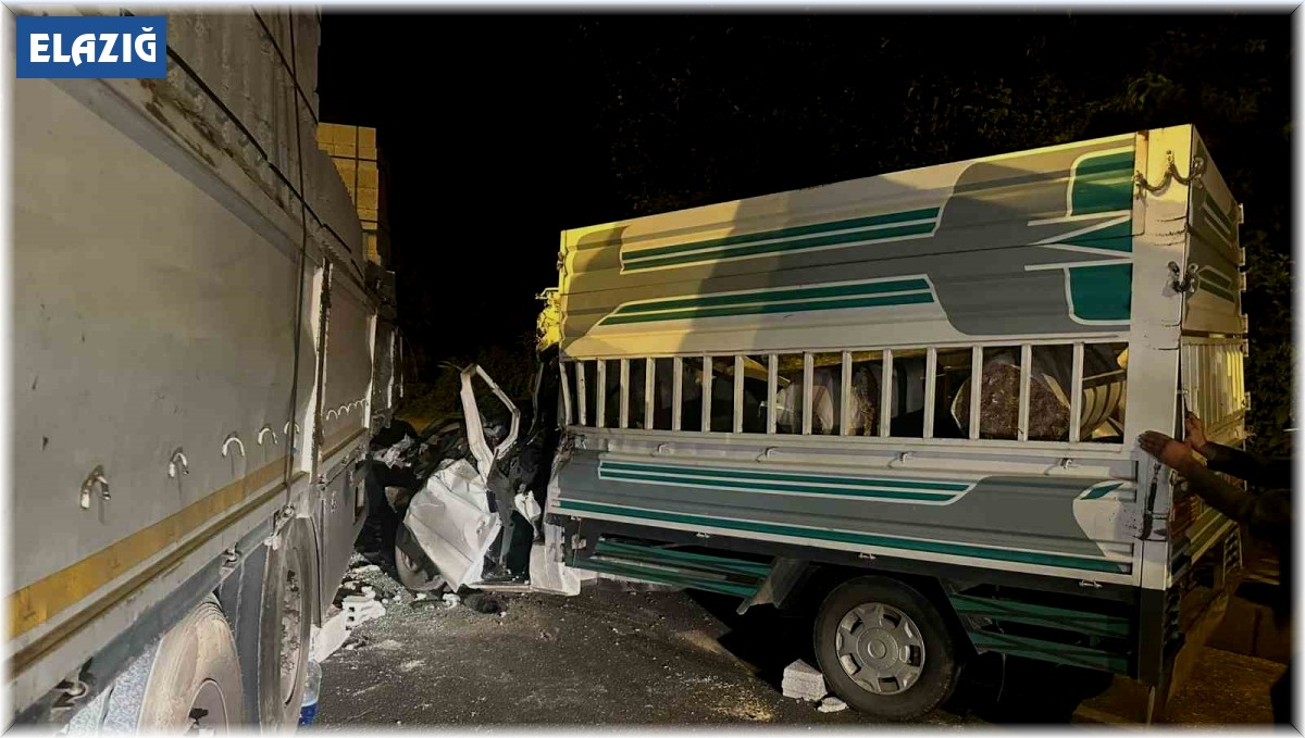 Elazığ'da trafik kazası: 1 yaralı
