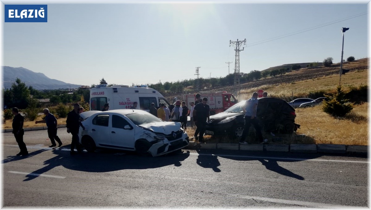 Elazığ'da trafik kazası: 1 yaralı