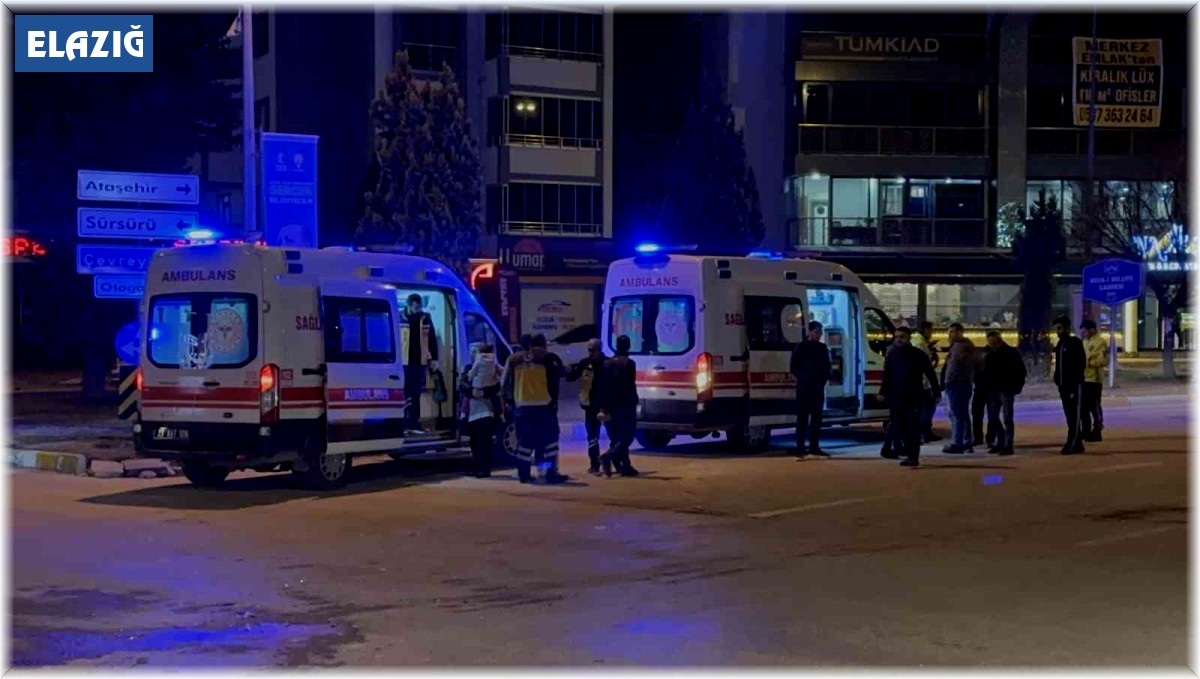 Elazığ'da trafik kazası: 2 yaralı