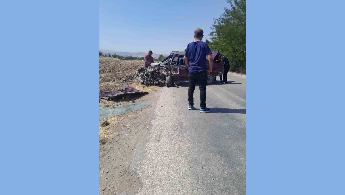 Elazığ'da trafik kazası: 2 yaralı