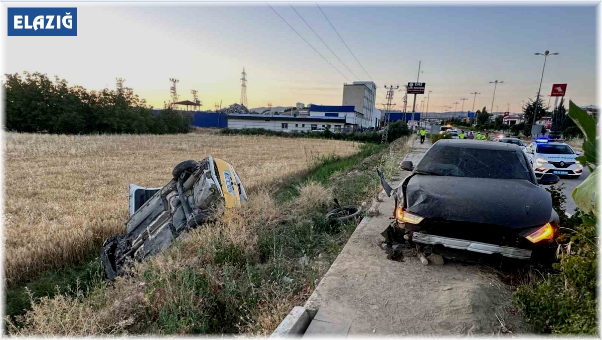 Elazığ'da trafik kazası: 3 yaralı