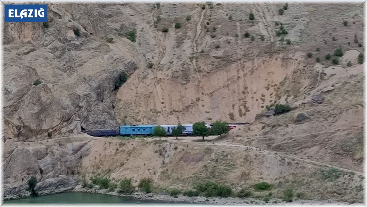 Elazığ'da trenin çarptığı işçiler ağır yaralandı