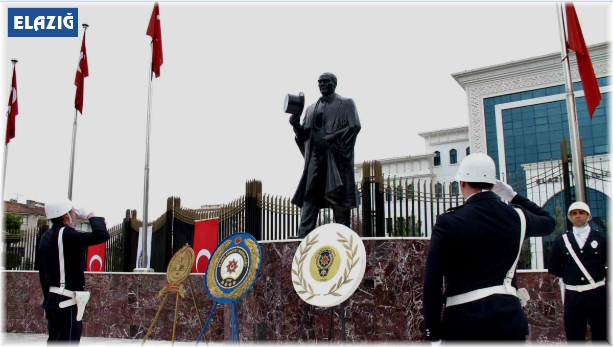 Elazığ'da Türk Polis Teşkilatının 178'inci kuruluş yıl dönümü kutlandı