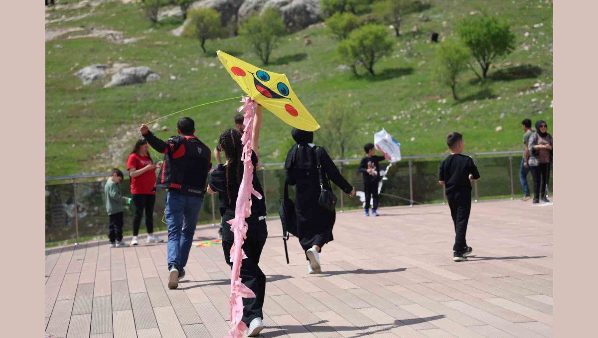 Elazığ'da uçurtma şenliğinde renkli görüntüler oluştu