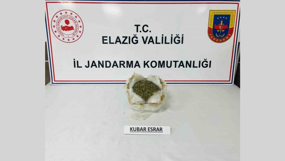Elazığ'da uyuşturucu ele geçirildi: 1 gözaltı