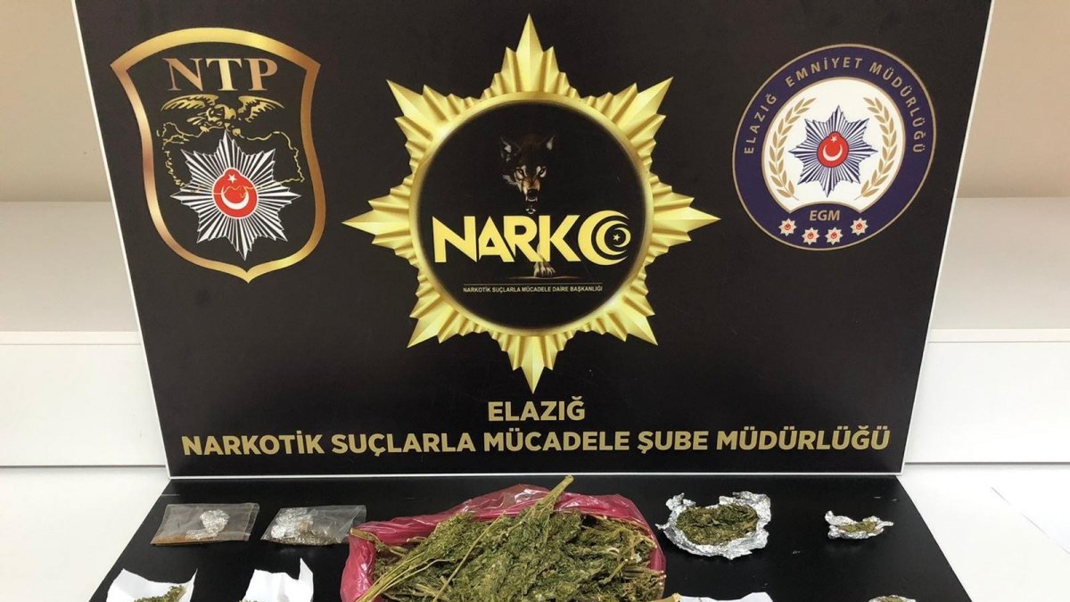 Elazığ'da uyuşturucu ile mücadele: 1 tutuklama