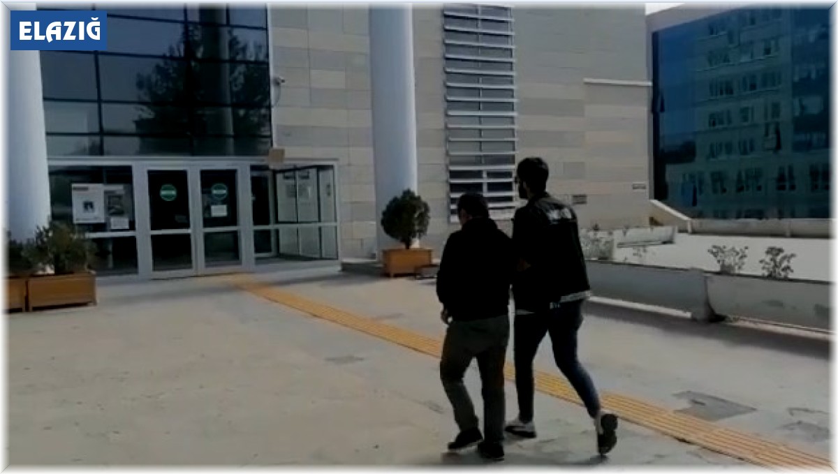 Elazığ'da uyuşturucu madde ile yakalanan şüpheli tutuklandı