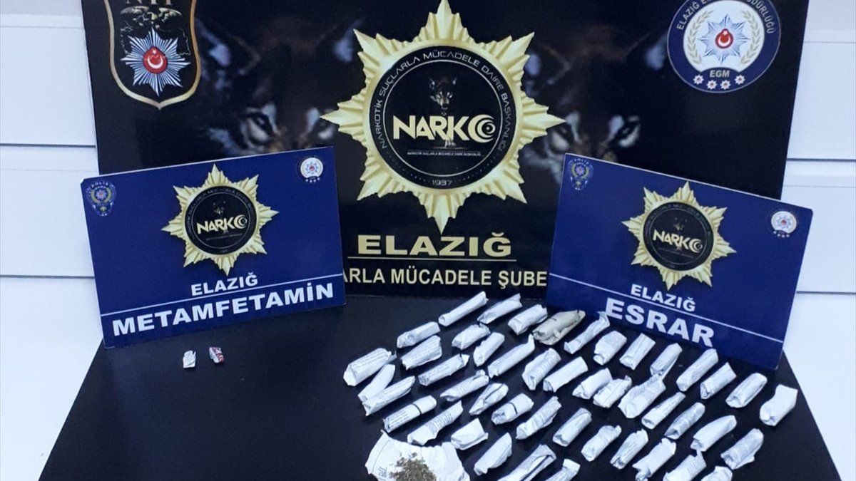 Elazığ'da uyuşturucu operasyonları