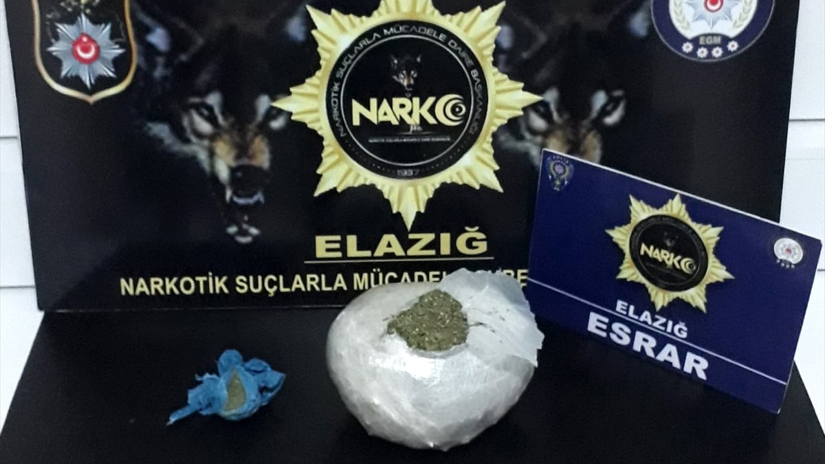Elazığ'da uyuşturucu operasyonları
