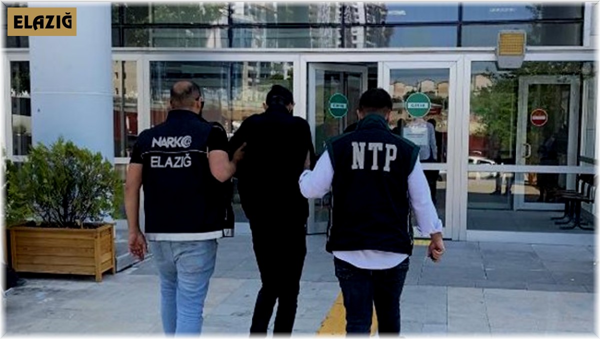 Elazığ'da uyuşturucu operasyonu: 1 gözaltı