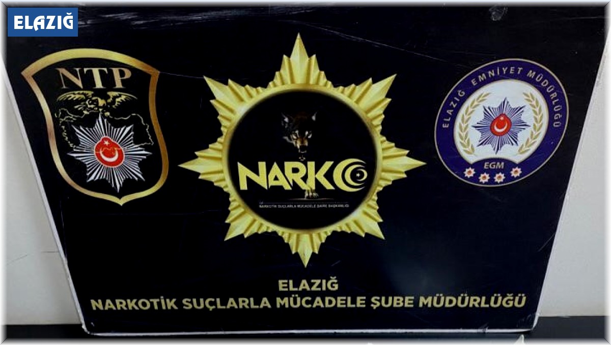 Elazığ'da uyuşturucu operasyonu: 2 tutuklama