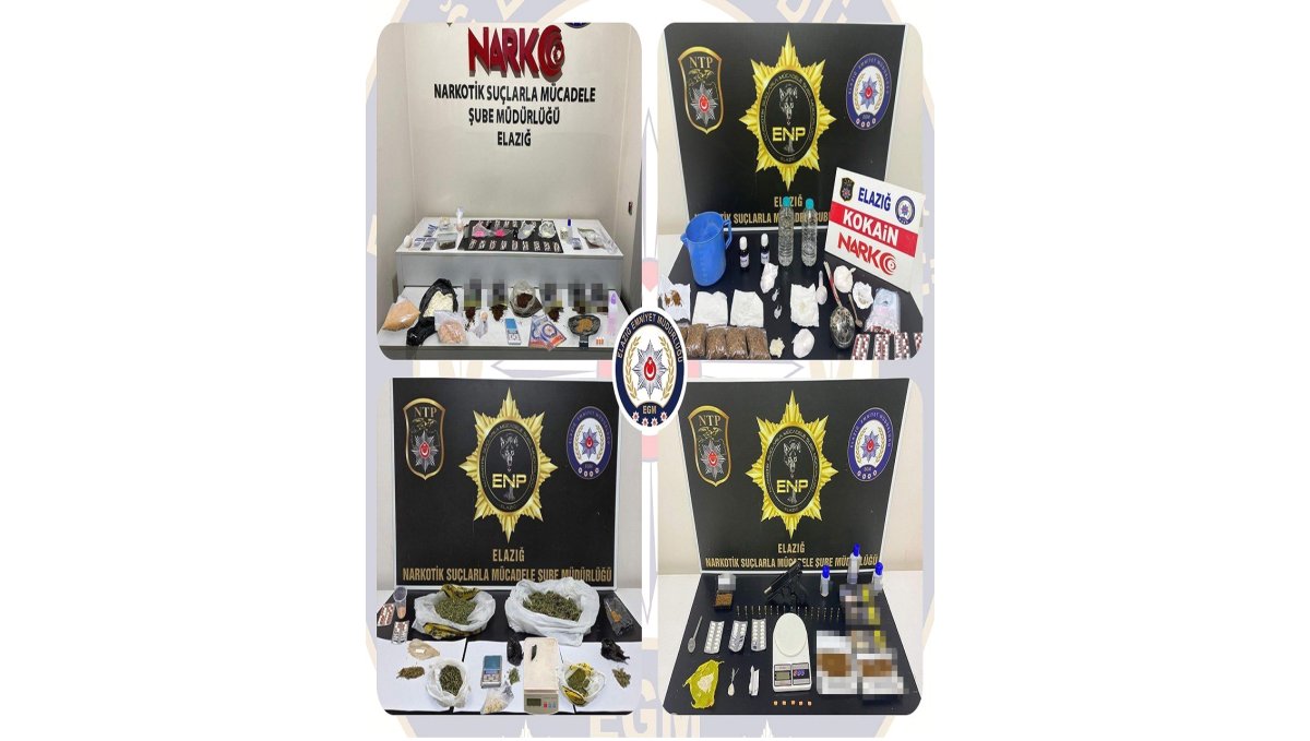 Elazığ'da uyuşturucu operasyonu: 20 şüpheli tutuklandı