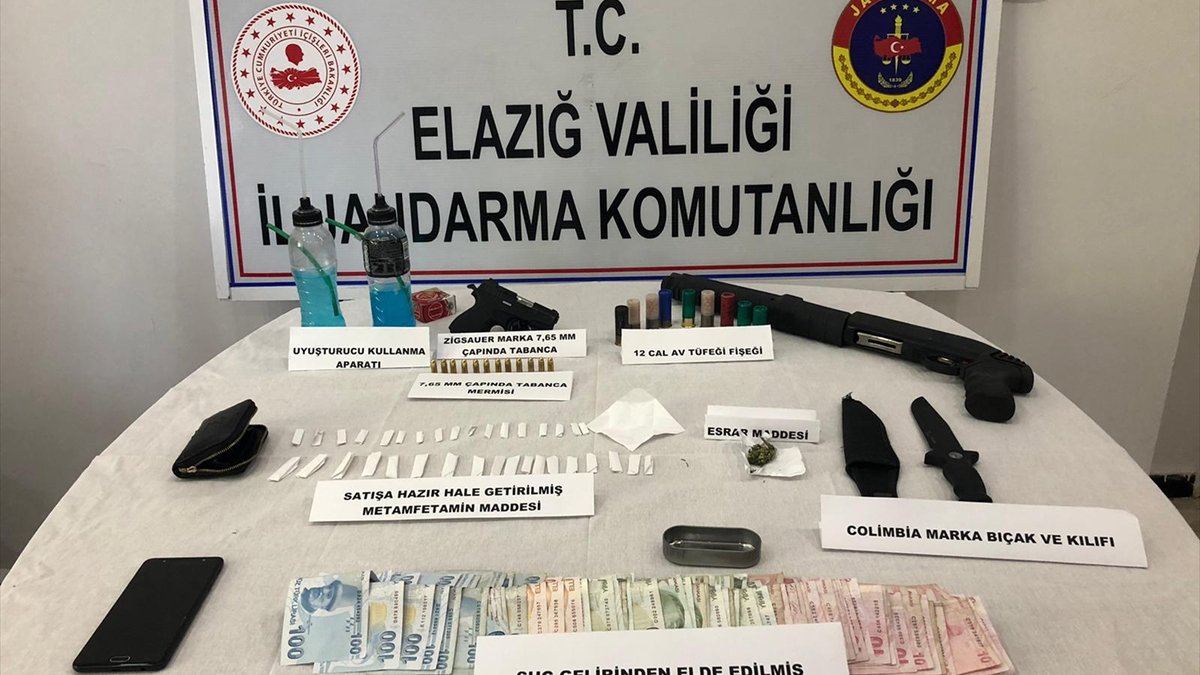 Elazığ'da uyuşturucu operasyonu
