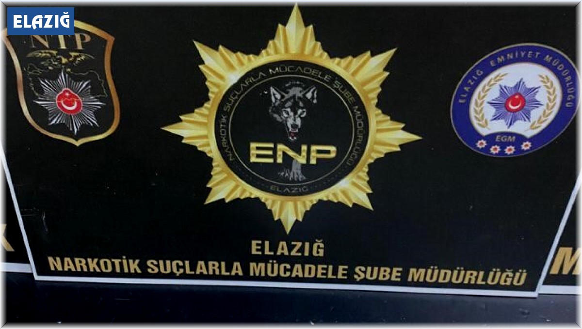 Elazığ'da uyuşturucu operasyonu