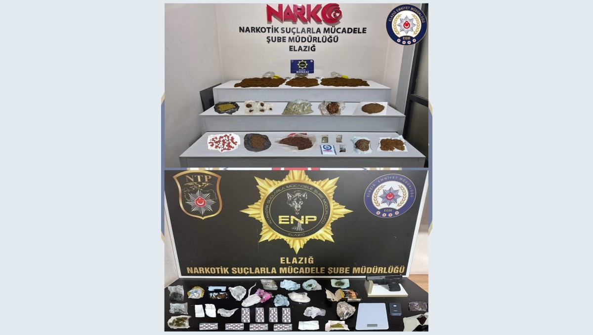 Elazığ'da uyuşturucu operasyonu: 5 şüpheli tutuklandı